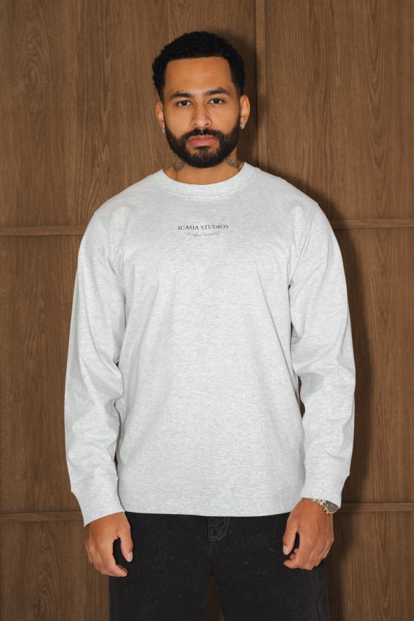 Heather Grey Long Sleeve T-Shirt